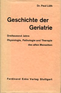Lüth, Geschichte der Geriatrie. (Umschlag)