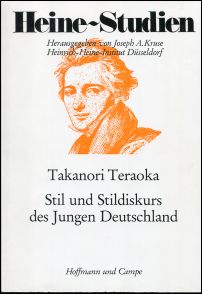 Teraoka, Stil und Stildiskurs des Jungen Deutschland. (Einband)