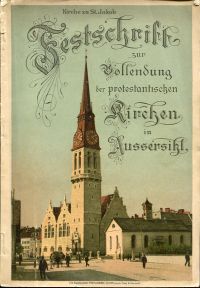 Hirzel, Festschrift zur Vollendung der protestantischen Kirchen in Aussersihl un (Umschlag)