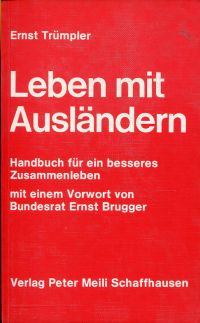 Trümpler, Leben mit Ausländern. (Umschlag)