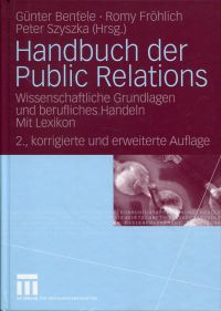 Bentele, Handbuch der Public Relations. (Umschlag)