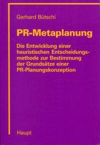 Bütschi, PR-Metaplanung. (Umschlag)