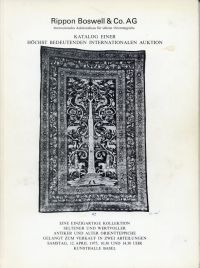 Rippon Boswell, Katalog einer höchst bedeutenden internationalen Auktion. (Umschlag)