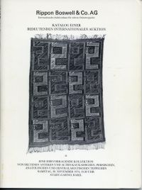 Rippon Boswell, Katalog einer bedeutenden internationalen Auktion. (Umschlag)