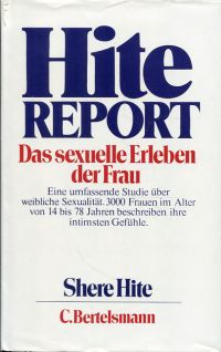 Hite, Hite-Report - das sexuelle Erleben der Frau. (Umschlag)