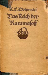 Wolynski, Das Reich der Karamasoff. (Umschlag)