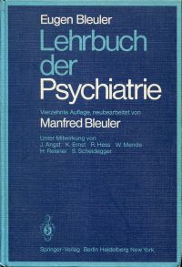 Bleuler, Lehrbuch der Psychiatrie. (Umschlag)