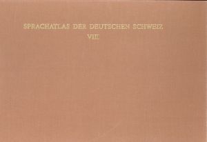 Trüb, Wortgeographie V. (Umschlag)