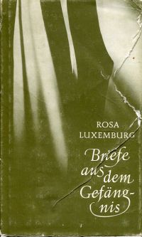 Luxemburg, Briefe aus dem Gefängnis. (Umschlag)