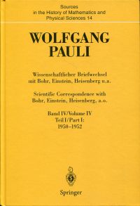 Pauli, Wissenschaftlicher Briefwechsel mit Bohr, Einstein, Heisenberg u. a. (Umschlag)