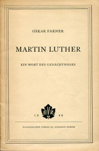 Farner, Martin Luther. (Umschlag)