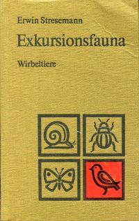 Stresemann, Wirbeltiere. (Umschlag)