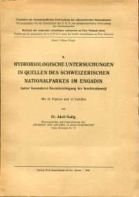 Nadig, Hydrobiologische Untersuchungen in Quellen des Schweizerischen Nationalpa (Umschlag)