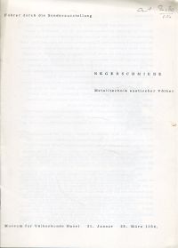 Negerschmiede. (Umschlag)