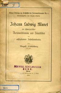 Lauterburg, Johann Ludwig Muret. (Umschlag)