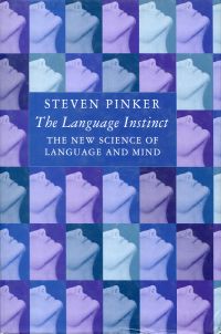 Pinker, The language instinct. (Umschlag)