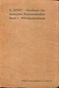 Dehio, Handbuch der deutschen Kunstdenkmäler. (Umschlag)