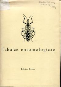 Handschin, Tabulae entomologicae. (Umschlag)