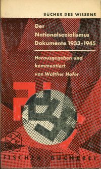 Hofer, Der Nationalsozialismus. (Umschlag)