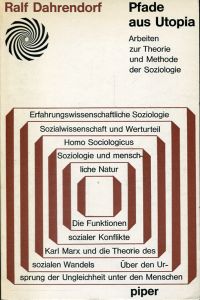 Dahrendorf, Pfade aus Utopia. (Umschlag)