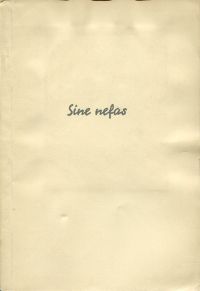Day, Sine nefas. (Umschlag)