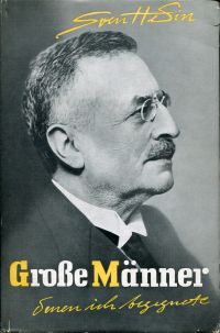 Hedin, Grosse Männer, denen ich begegnete. (Umschlag)
