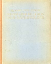 Sydow, Kunst und Religion der Naturvölker. (Umschlag)