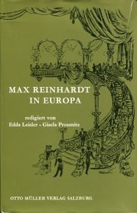 Max Reinhardt in Europa. (Umschlag)