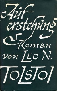 Tolstoj, Auferstehung. (Umschlag)