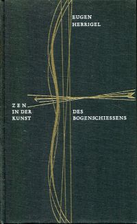 Herrigel, Zen in der Kunst des Bogenschiessens. (Umschlag)