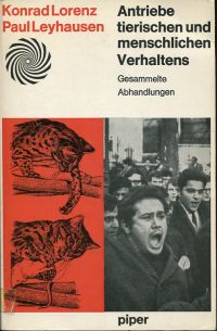 Lorenz, Antriebe tierischen und menschlichen Verhaltens. (Umschlag)