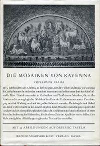 Uehli, Die Mosaiken von Ravenna. (Umschlag)