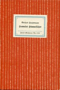 Hauptmann, Hanneles Himmelfahrt. (Umschlag)