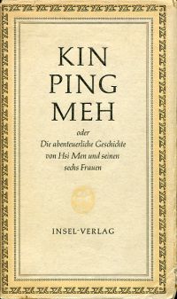 Kuhn, Kin Ping Meh oder Die abenteuerliche Geschichte von Hsi Men und seinen sec (Umschlag)