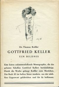 Roffler, Gottfried Keller. (Umschlag)