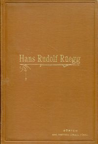 Balsiger, Hans Rudolf Rüegg. (Umschlag)