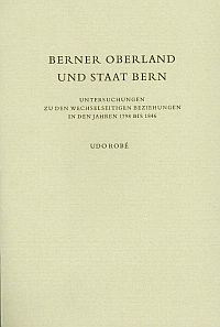 Robé, Berner Oberland und Staat Bern. (Umschlag)