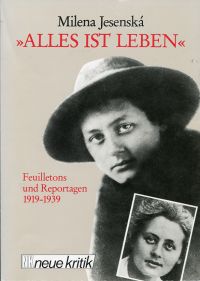 Jesenská, "Alles ist Leben". (Umschlag)