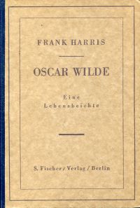 Harris, Oscar Wilde. (Umschlag)