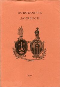 Burgdorfer Jahrbuch 1971. (Umschlag)