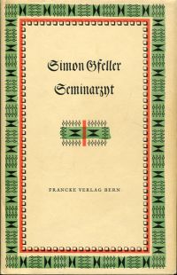 Gfeller, Seminarzyt. (Umschlag)