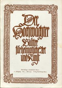 Schwarz, Schweizerische Medaillenkunst. (Umschlag)