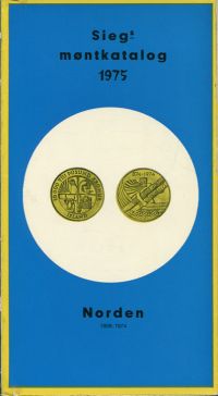 Sieg, Siegs møntkatalog 1975. (Umschlag)