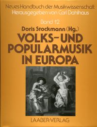 Stockmann, Volks- und Popularmusik in Europa. (Umschlag)