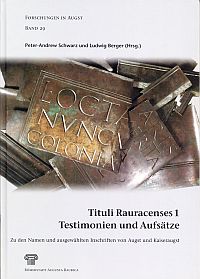 Schwarz, Tituli Rauracenses 1. (Umschlag)