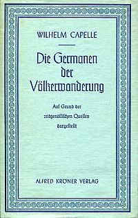 Capelle, Die Germanen der Völkerwanderung. (Umschlag)