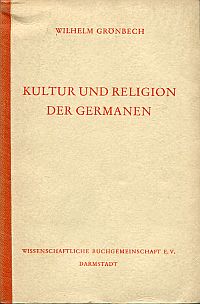 Grönbech, Kultur und Religion der Germanen. (Umschlag)