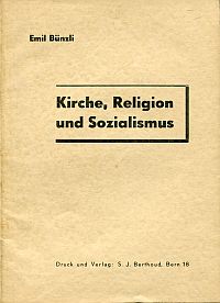 Bünzli, Kirche, Religion und Sozialismus. (Umschlag)