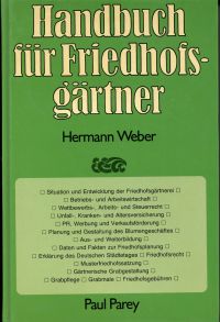 Weber, Handbuch für Friedhofsgärtner. (Umschlag)