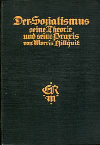 Hillquit, Der Sozialismus seine Theorie und seine Praxis. (Umschlag)